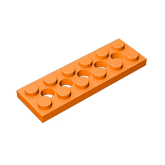 GOBRICKS GDS-698  Plate 2 x 6 with 5 Holes - YWOBB