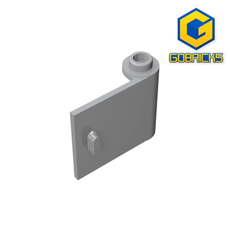 GOBRICKS GDS-1141 Door 1 x 3 x 2 Right - Open Between Top and Bottom Hinge - YWOBB