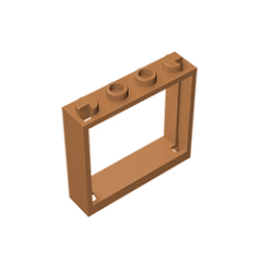 GOBRICKS GDS-780 Window 1 x 4 x 3 - No Shutter Tabs - YWOBB