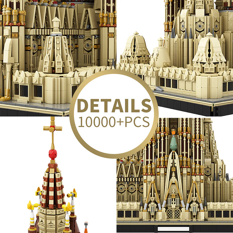 GOBRICKS MOC 65795 Sagrada Familia - YWOBB