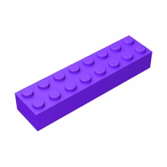 GOBRICKS GDS-544 Brick 2 x 8 - YWOBB