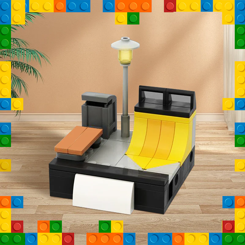 GOBRICKS MOC 145753 Skater diorama - YWOBB