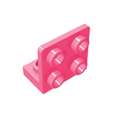 GOBRICKS GDS-642 Bracket 1 x 2 - 2 x 2 Inverted - YWOBB