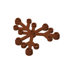 GOBRICKS GDS-1437 Plant Leaves 6 x 5 - YWOBB