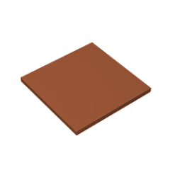 GOBRICKS GDS-1116 Tile 6 x 6 with Bottom Tubes - YWOBB