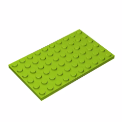 GOBRICKS GDS-525 Plate 6 x 10 - YWOBB
