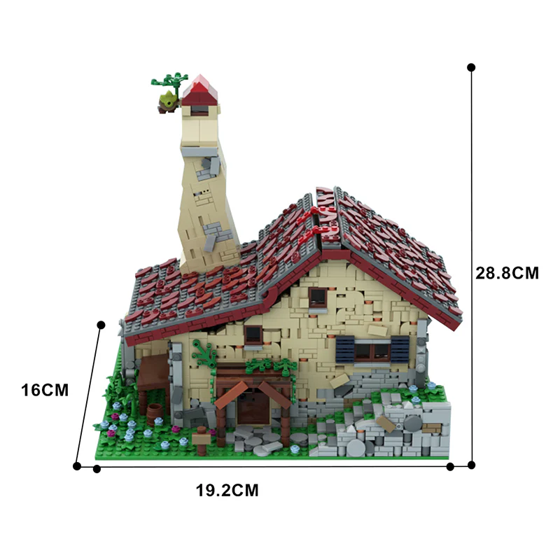GOBRICKS MOC 129936 Link's House - The Legend Of Zelda Breath Of The Wild - YWOBB