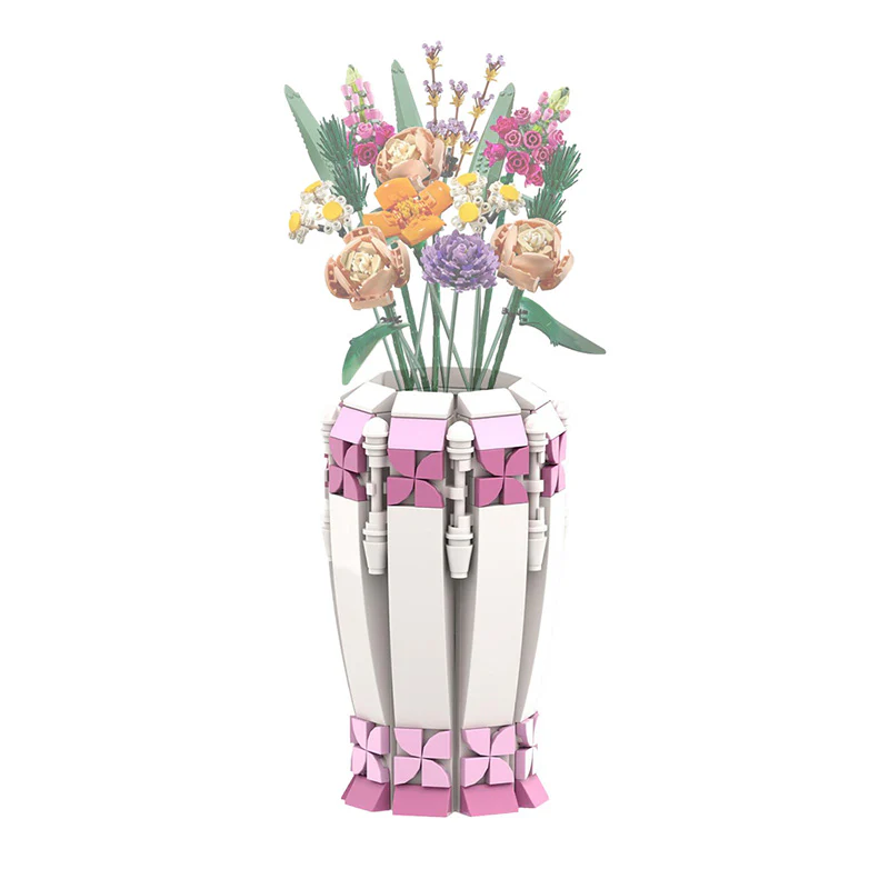 GOBRICKS MOC 137003 Vase for Roses - YWOBB