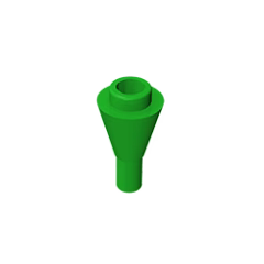 GOBRICKS GDS-1138 Cone 1 x 1 Inverted with Bar - YWOBB