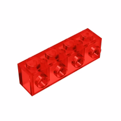 GOBRICKS GDS-637  Modified 1 x 4 with 4 Studs on  Side - YWOBB