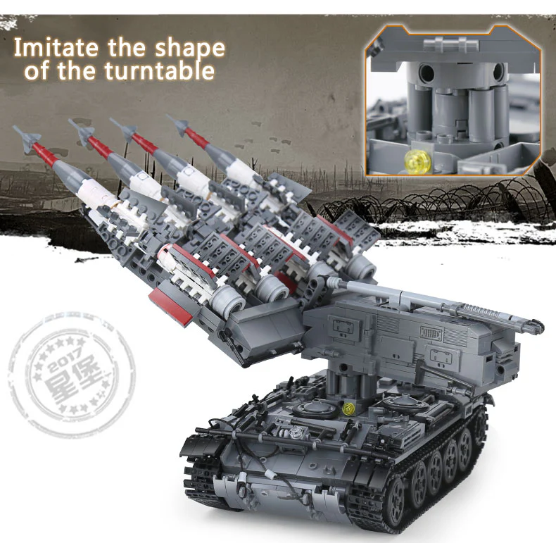 XINGBAO XB-06004 The SA-3 missile and T55 Tank - YWOBB