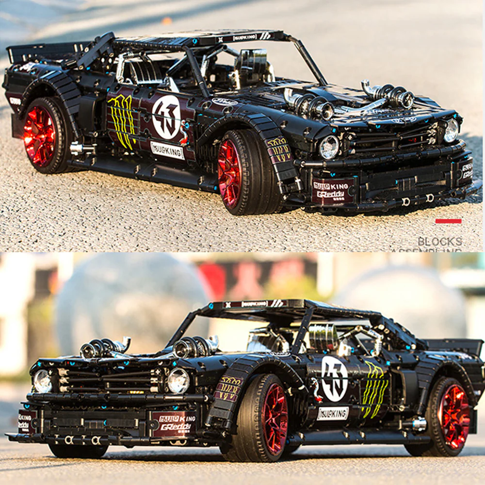 Mould King 13108 1:8 Ford Mustang Hoonicorn - YWOBB