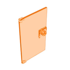 GOBRICKS GDS-763 Door 1 x 4 x 6 with Stud Handle - YWOBB