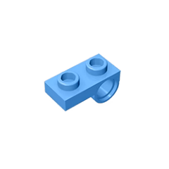 GOBRICKS GDS-854  Modified 1 x 2 with Pin Hole on Bottom - YWOBB