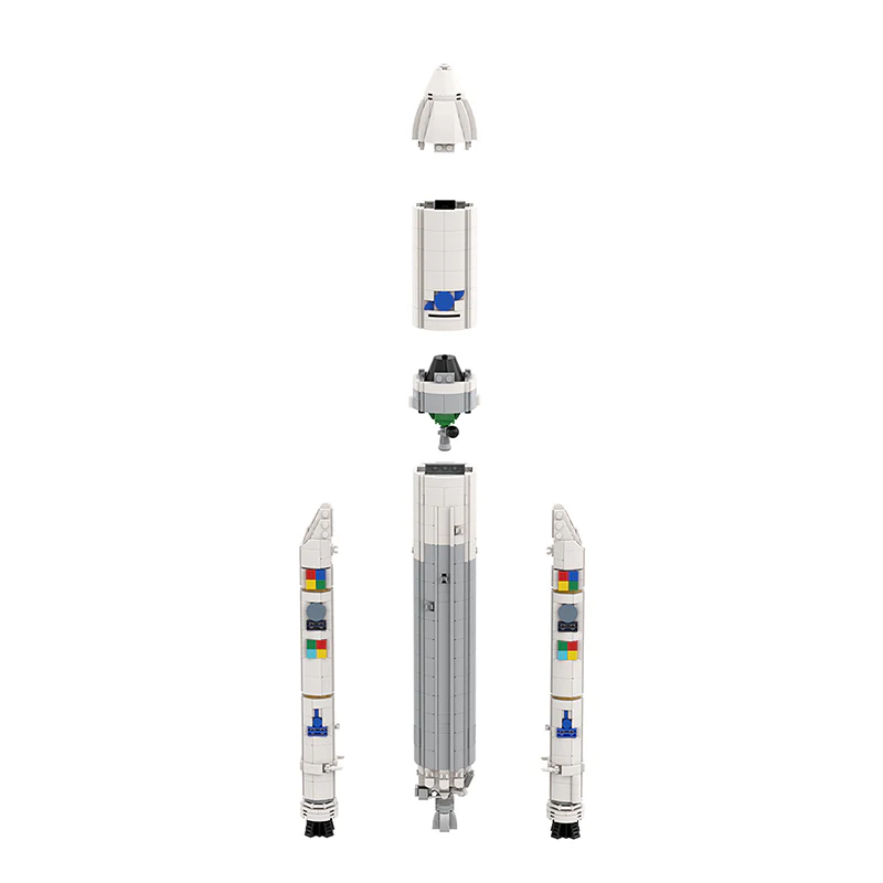 GOBRICKS MOC 93722 Ariane 5 ECA - YWOBB