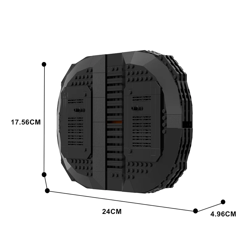 GOBRICKS MOC A0821Y02 RoboCop (Large) - Base - YWOBB