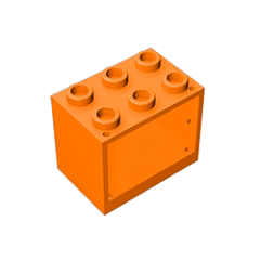 GOBRICKS GDS-1299 Cupboard 2 x 3 x 2 - Hollow Studs - YWOBB
