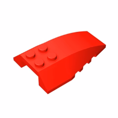 GOBRICKS GDS-898 Wedge 6 x 4 Triple Curved - YWOBB