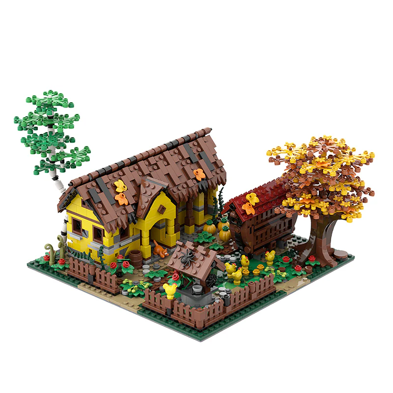 GOBRICKS MOC 130082 Old Country House - YWOBB