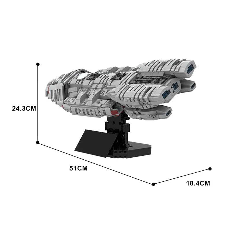 GOBRICKS MOC 57856 Battlestar Galactica - UCS Scale - YWOBB
