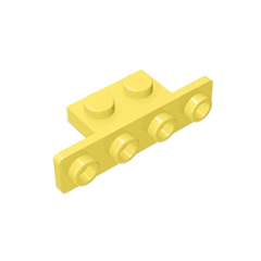 GOBRICKS GDS-638 Bracket 1 x 2 - 1 x 4 with Rounded Corners - YWOBB