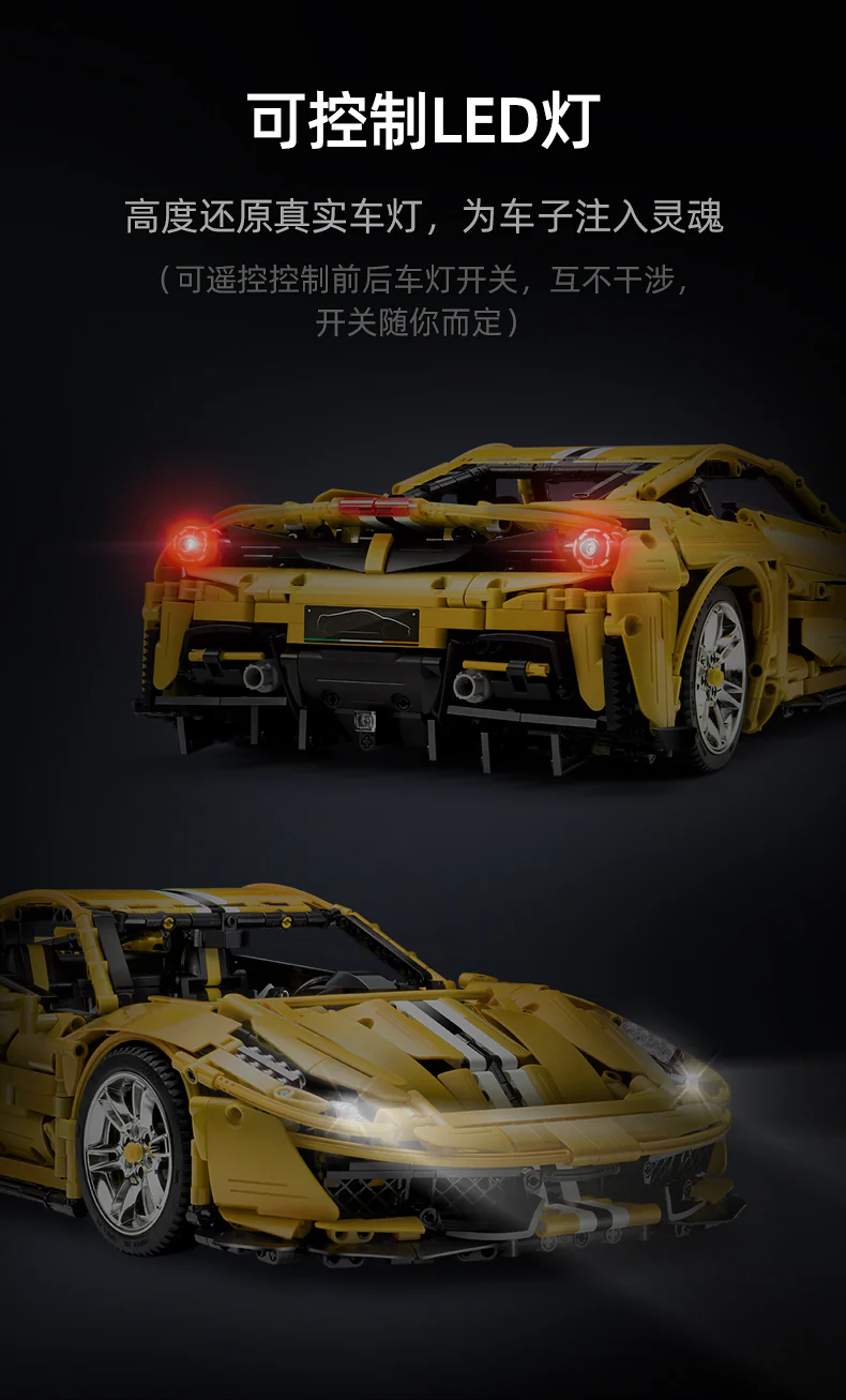 CADA C61057 1:8 Ferrari 488 Pista - YWOBB