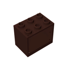 GOBRICKS GDS-1299 Cupboard 2 x 3 x 2 - Hollow Studs - YWOBB