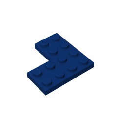 GOBRICKS GDS-696 Plate 4 x 4 Corner - YWOBB
