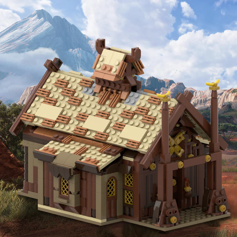 GOBRICKS MOC 186205 Meduseld from Lord of The Rings - YWOBB