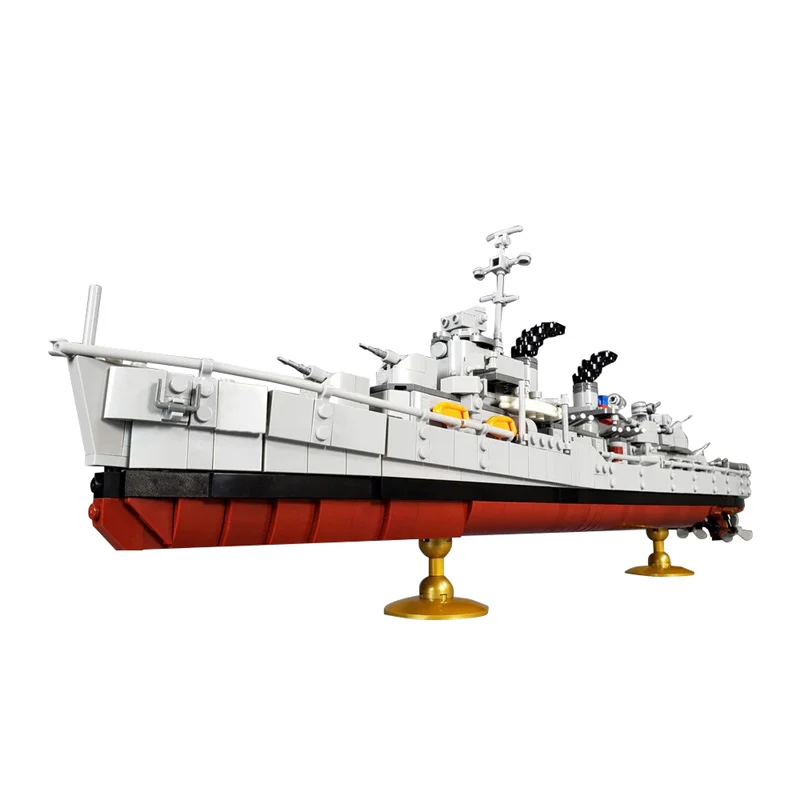 GOBRICKS MOC A1043 Fletcher-class Destroyer - YWOBB