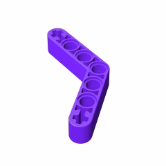 GOBRICKS GDS-673 Modified Bent Thick 1 x 7 - YWOBB