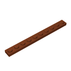 GOBRICKS GDS-507 Plate 1 x 10 - YWOBB