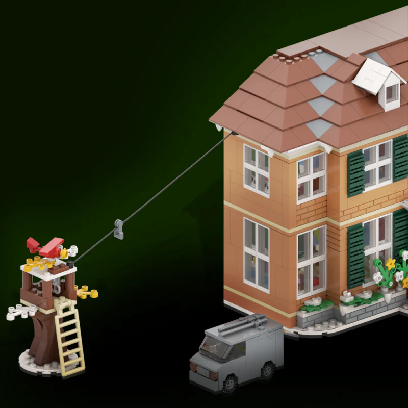 GOBRICKS MOC A0673 Home Alone �?Kevin’s House - YWOBB