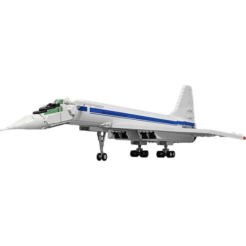 GOBRICKS MOC 164752 Tupolev Tu-144D - YWOBB