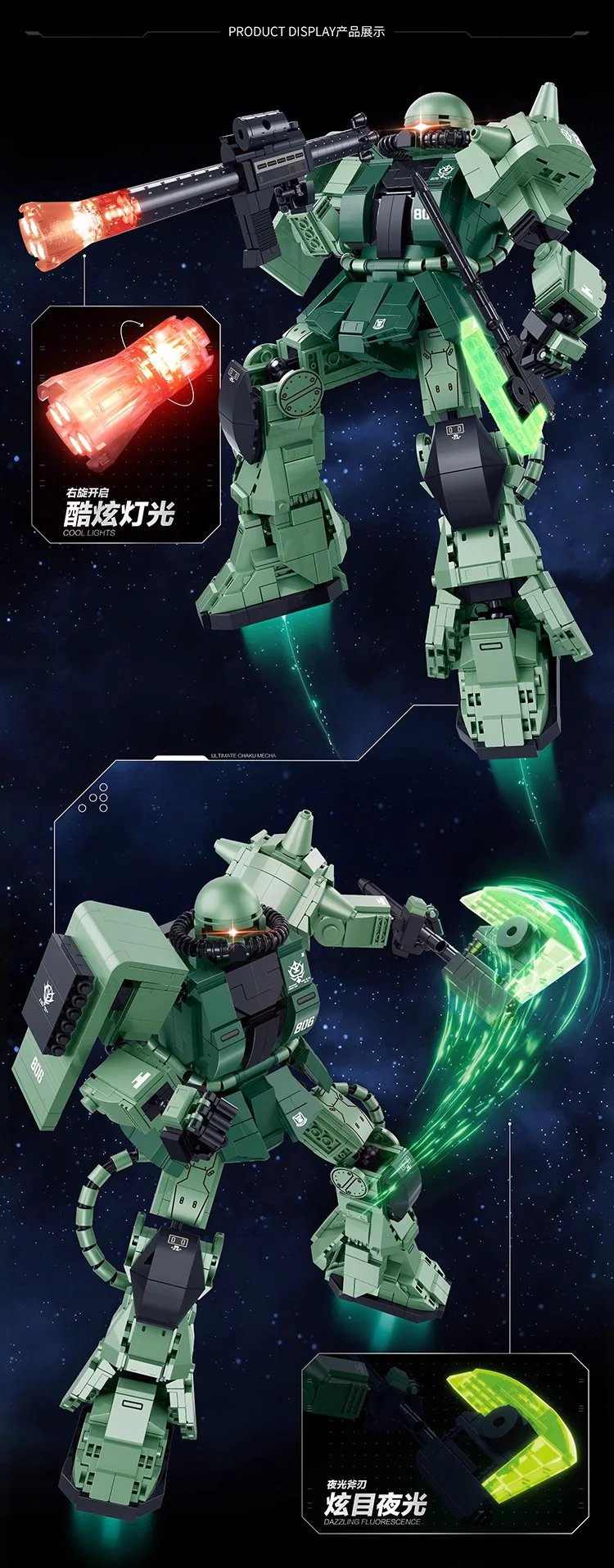 GUANJI BB806 Gundam Zaku - YWOBB