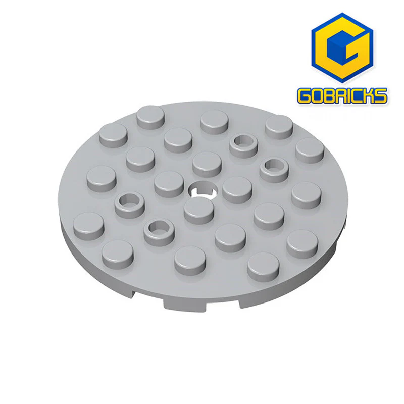 GOBRICKS GDS-843  Round 6 x 6 with Hole - YWOBB