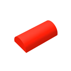 GOBRICKS GDS-1115 Curved 2 x 4 Double - YWOBB