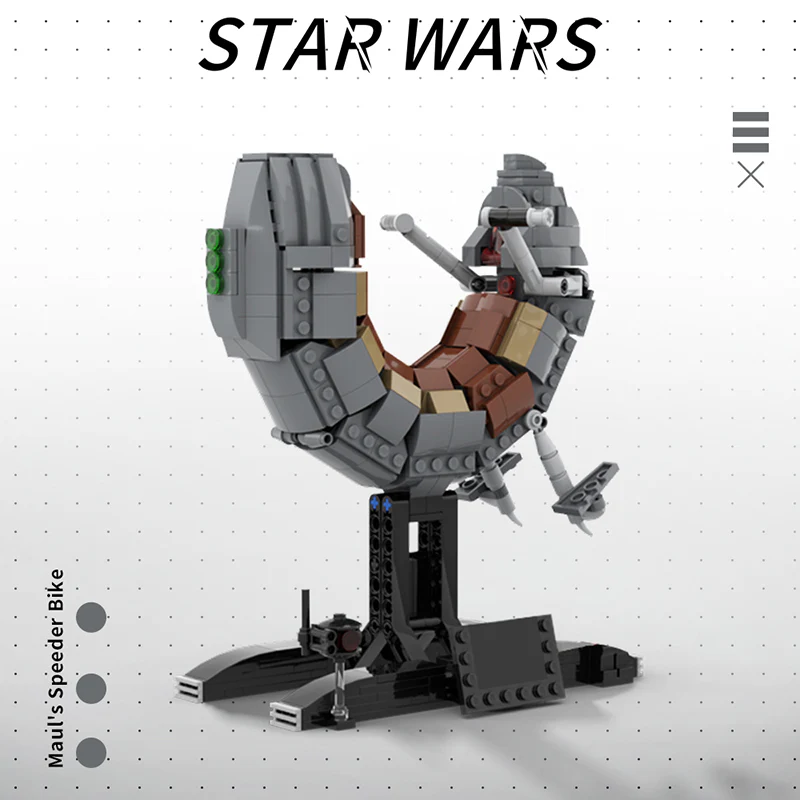 GOBRICKS MOC 47576 Maul's Speeder Bike - YWOBB