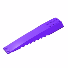 GOBRICKS GDS-768 Wedge 16 x 4 Triple Curved - YWOBB
