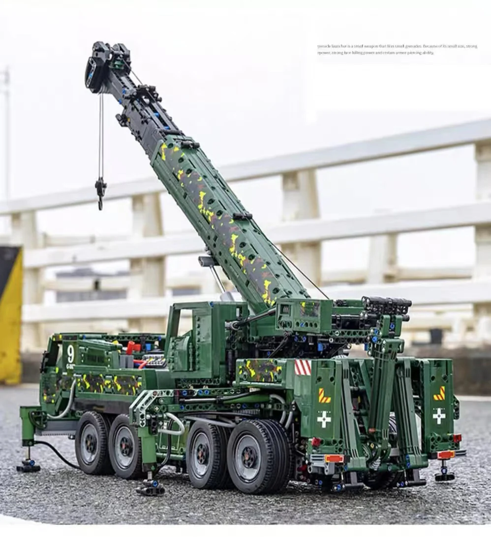 Mould King 20009 Armored Recovery Crane G-BKF OVP US Warehouse Version - YWOBB
