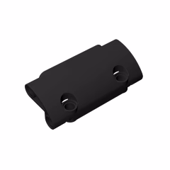 GOBRICKS GDS-1011 Panel Curved 7 x 3 with 2 Pin Holes through Panel Surface - YWOBB