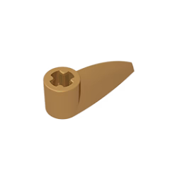 GOBRICKS GDS-1360 Bionicle 1 x 3 Tooth with Axle Hole - YWOBB