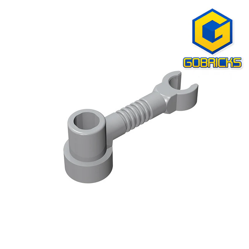 GOBRICKS GDS-1297 Bar 1 x 3 with Clip and Stud Receptacle - YWOBB