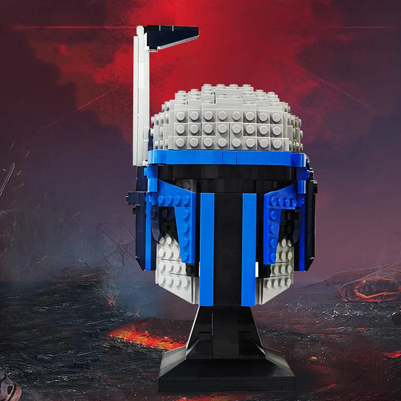 GOBRICKS MOC 46502 Jango Fett Helmet Bust - YWOBB