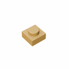 GOBRICKS GDS-501 Plate 1 x 1 - YWOBB
