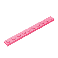 GOBRICKS GDS-507 Plate 1 x 10 - YWOBB