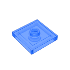 GOBRICKS GDS-805  Modified 2 x 2 with Groove and 1 Stud in Center - YWOBB