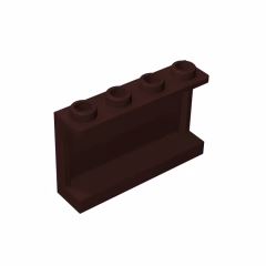 GOBRICKS GDS-787 Panel 1 x 4 x 2 with Side Supports - Hollow Studs - YWOBB