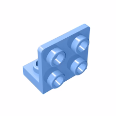 GOBRICKS GDS-642 Bracket 1 x 2 - 2 x 2 Inverted - YWOBB