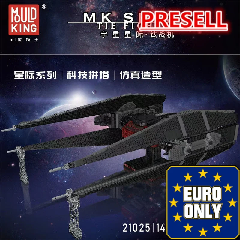 Mould King 21025 KYLO REN TIE FIGTHER OVP EU Warehouse Version - YWOBB